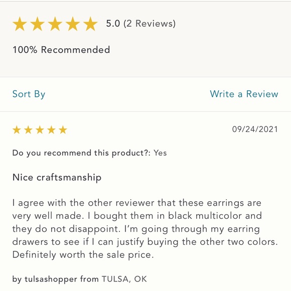 Suzanna Dai stunning designer earrings; NWT silk, bead, and gold plated posts - Picture 10 of 12